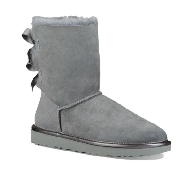 UGG Classic Short Bailey Bow II Metall Grey