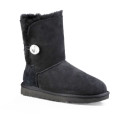 Черевики UGG Classic Short Bailey Button Bling Black
