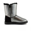 Оригінал UGG Classic Short Bailey Button Bling Glitter I DO Silver