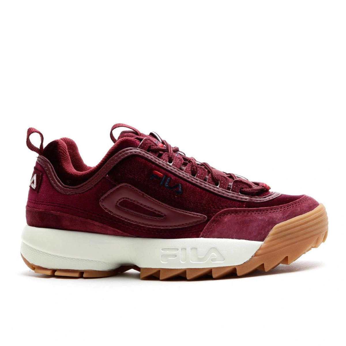 Fila disruptor velvet noir best sale