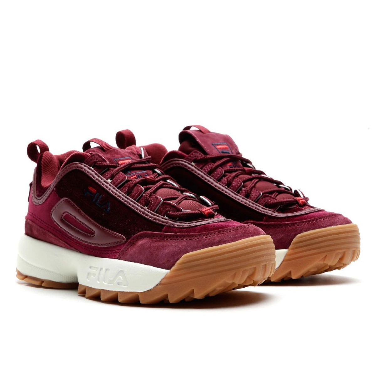 Fila Disruptor Low Velvet Burgundy FKD2351110 Footers