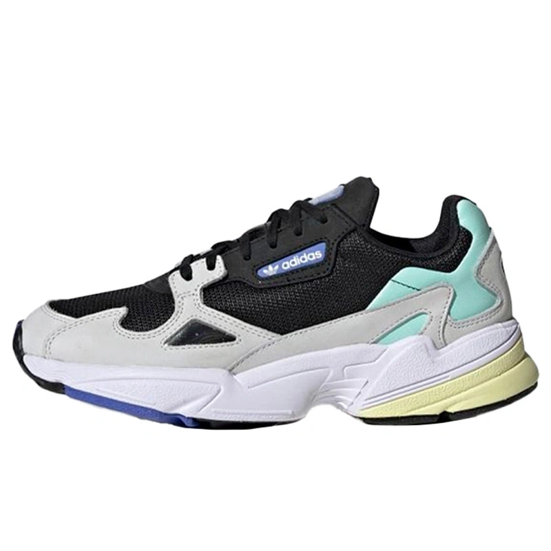 Adidas falcon black and white outlet
