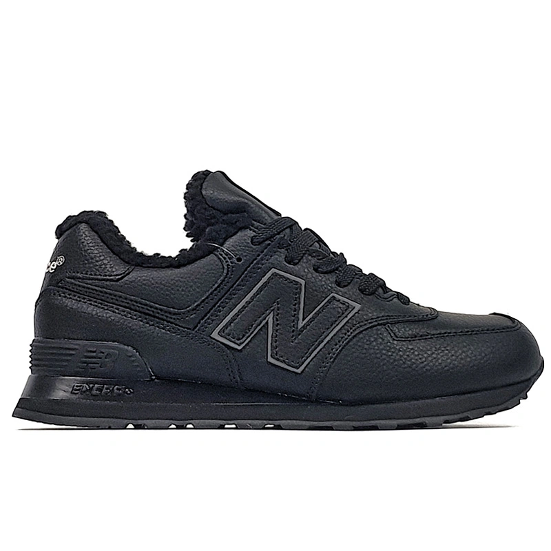 New Balance 574 Black Leather Winter FKS2351484 buy with delivery Footers