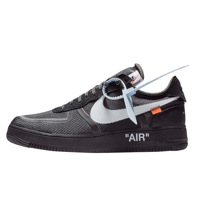 Nike air force 1 in black and white sale