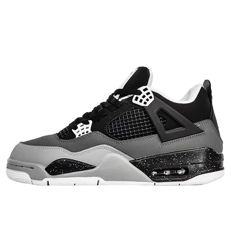 Jordan 4 Retro Black Grey White Winter FKS2350272 Footers