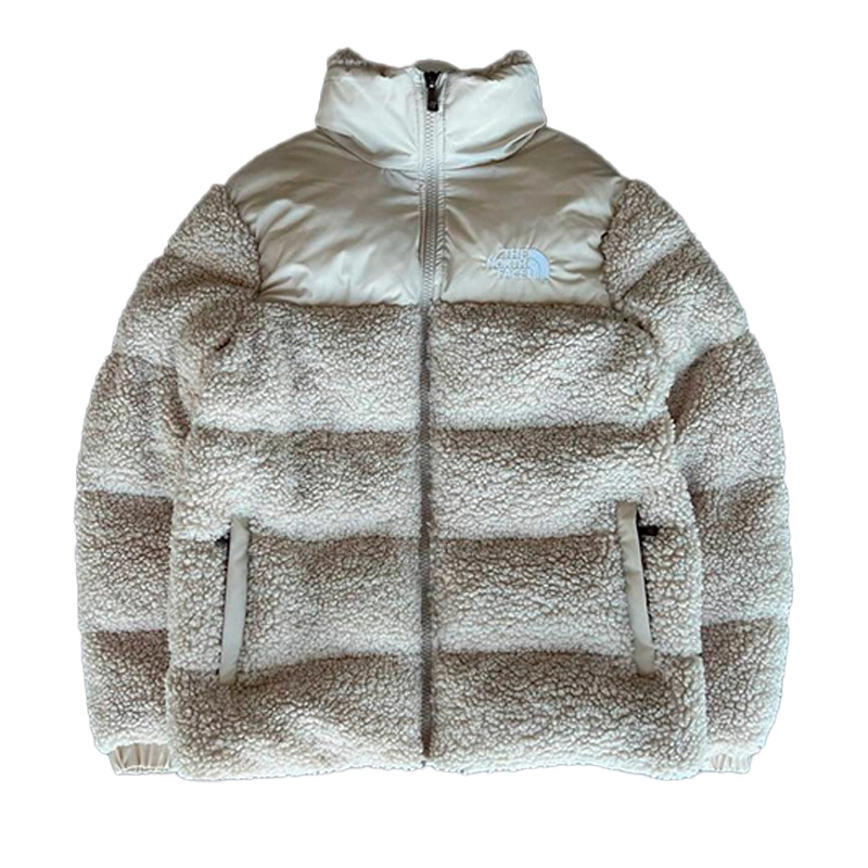 Grey nuptse jacket sale