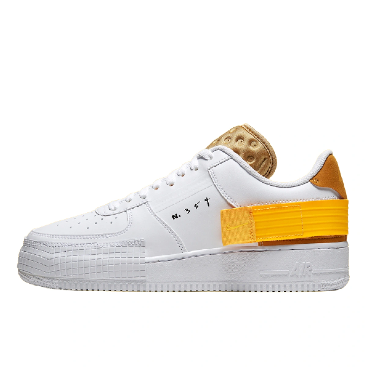 Nike Air Force 1 Type White Gold AT7859 100 FKS400024 Footers