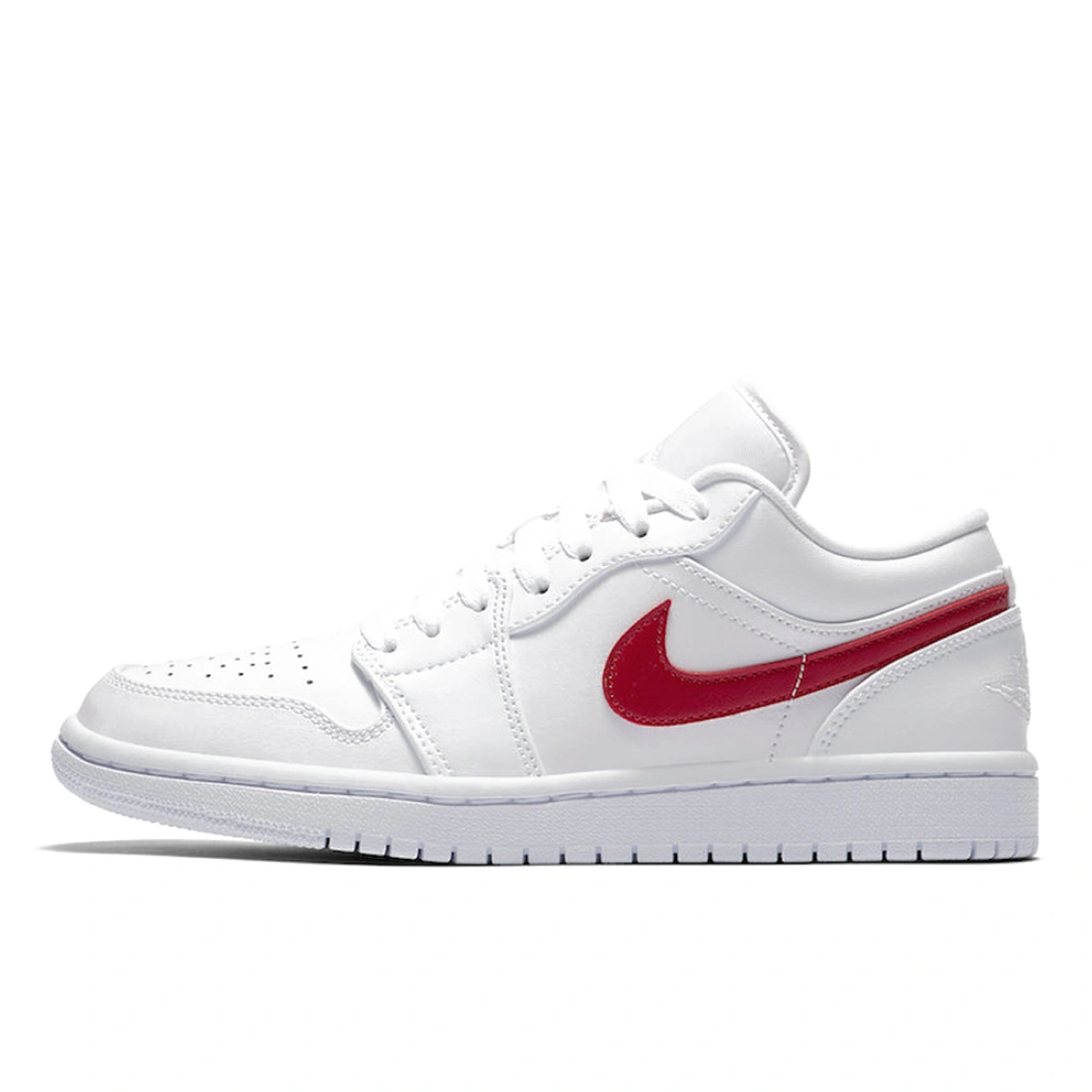 Low top red and white jordans new arrivals