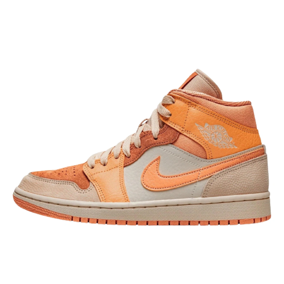Jordan 1 Mid Apricot Orange DH4270 800 FKS56313 Footers