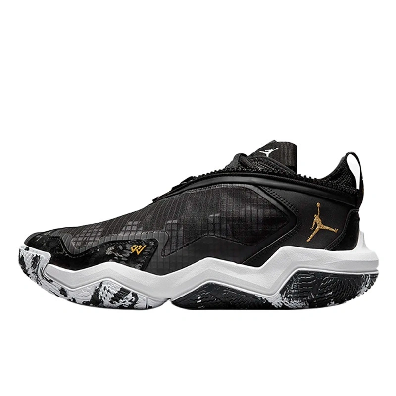 Gray and gold jordans hot sale