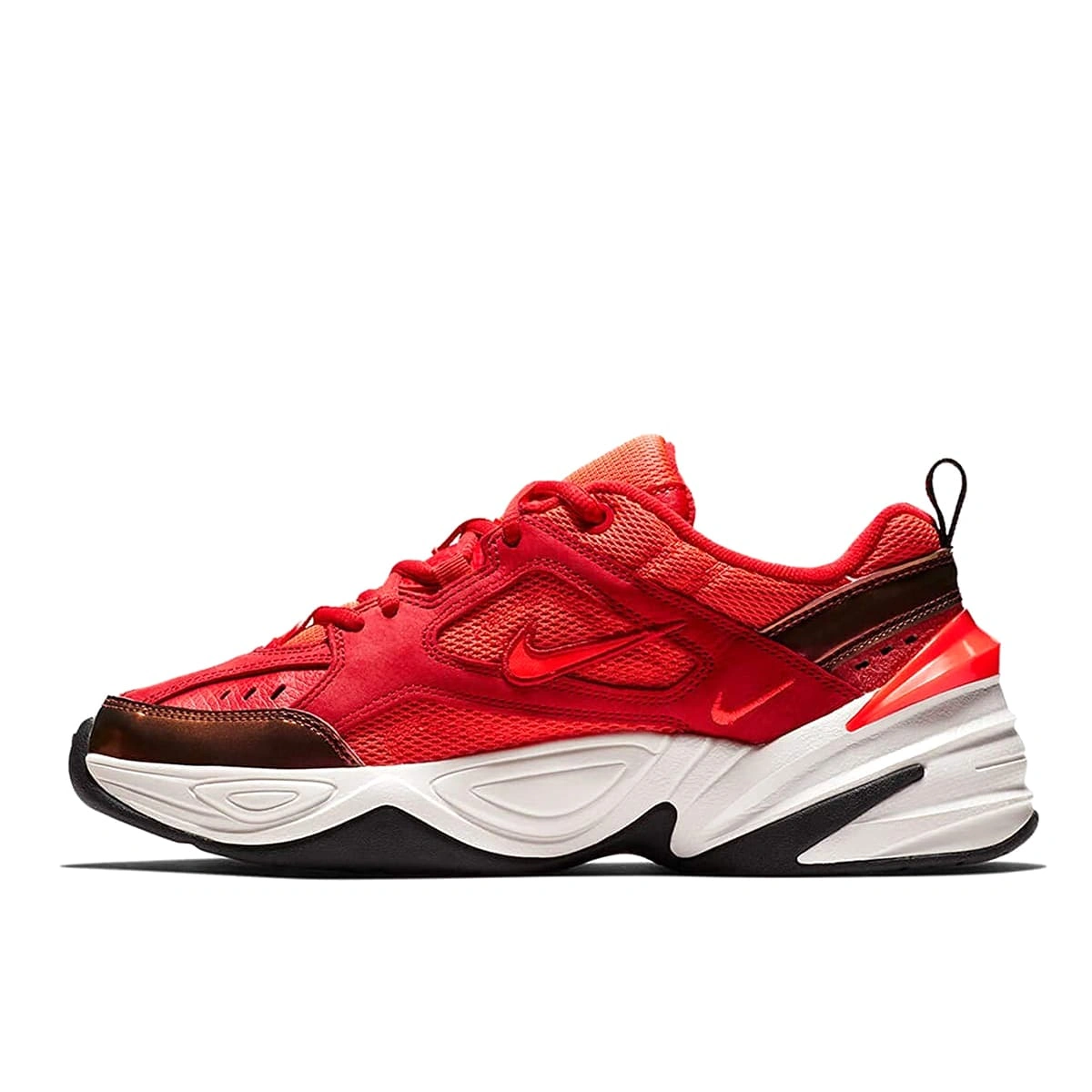 M2k tekno leather and mesh sneakers top