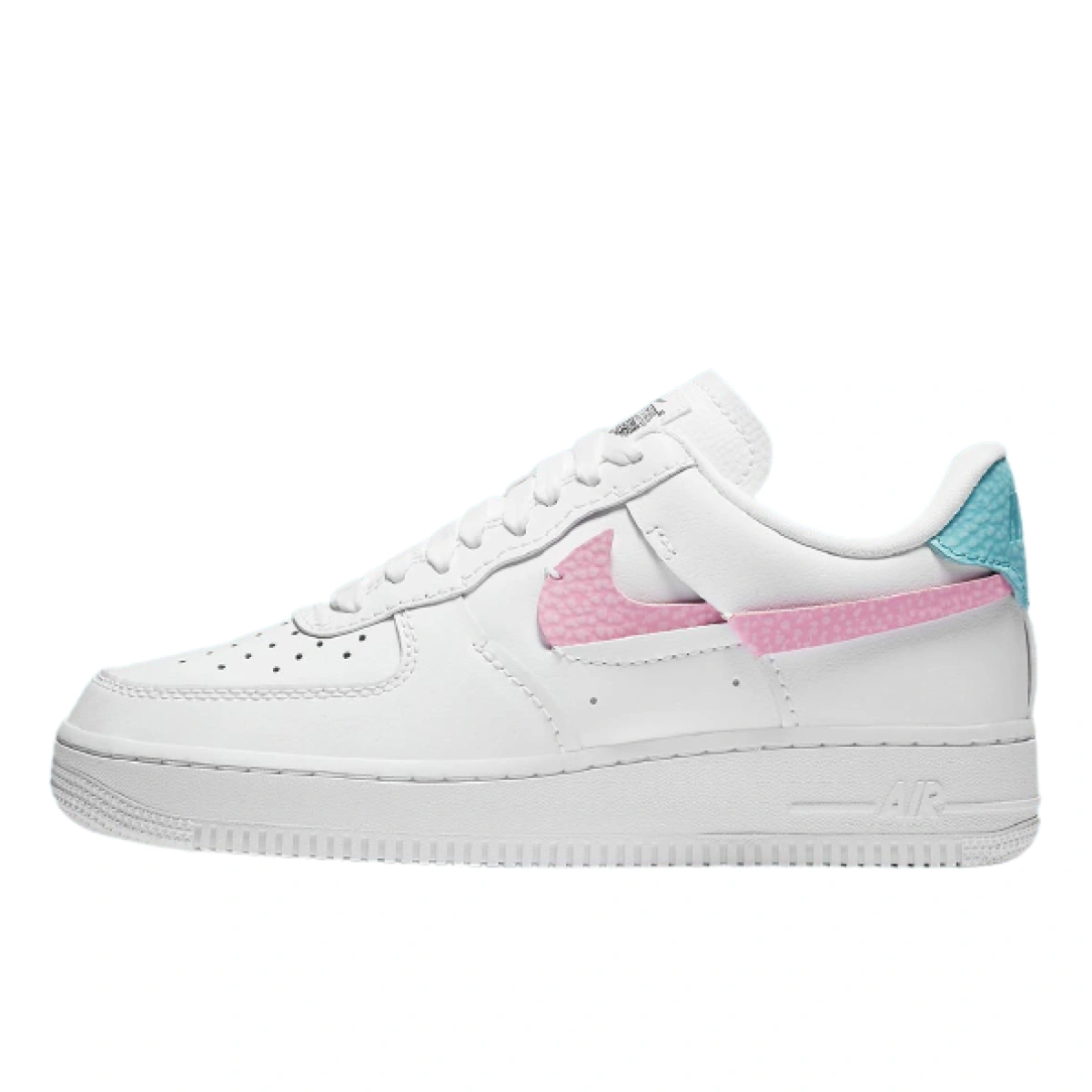 Nike air force 1 white pink sale
