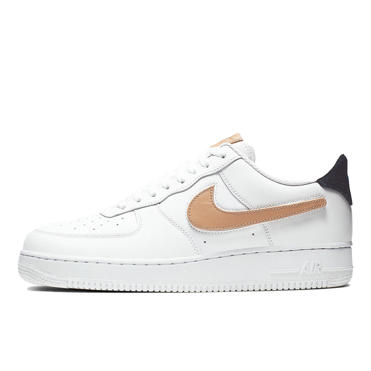 Nike Air Force 1 Low Removable Swoosh Pack White Vachetta Tan CT2253 100