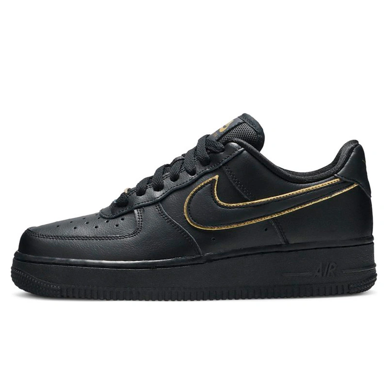 Nike air force gold hot sale