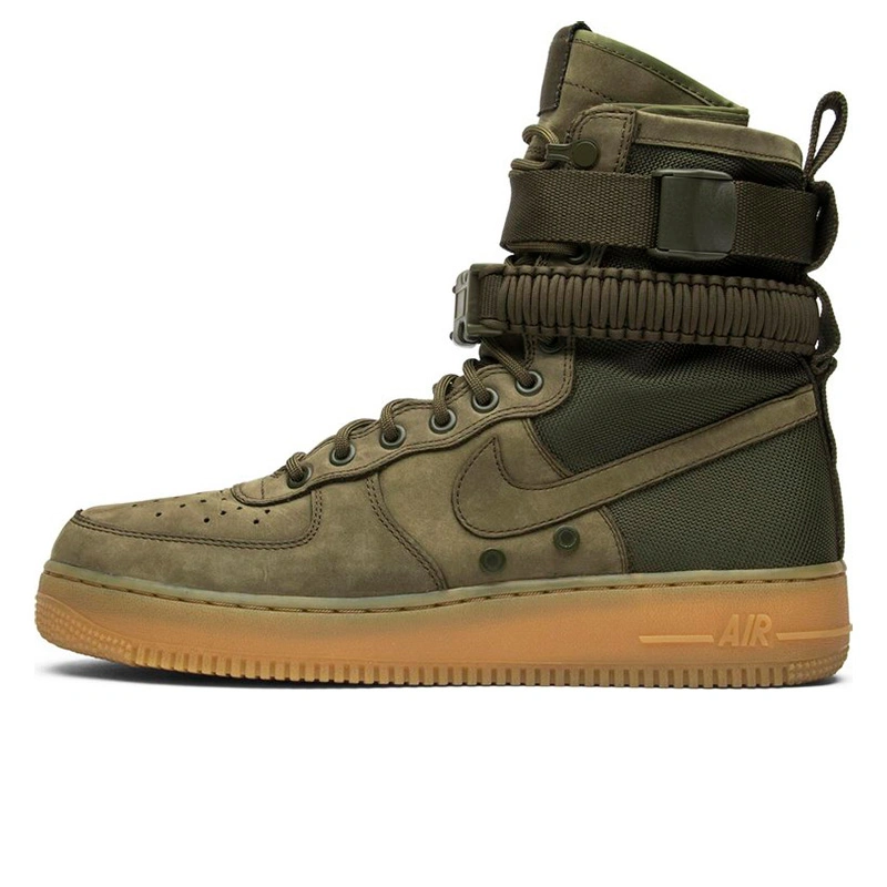 Nike air force 1 boots green top