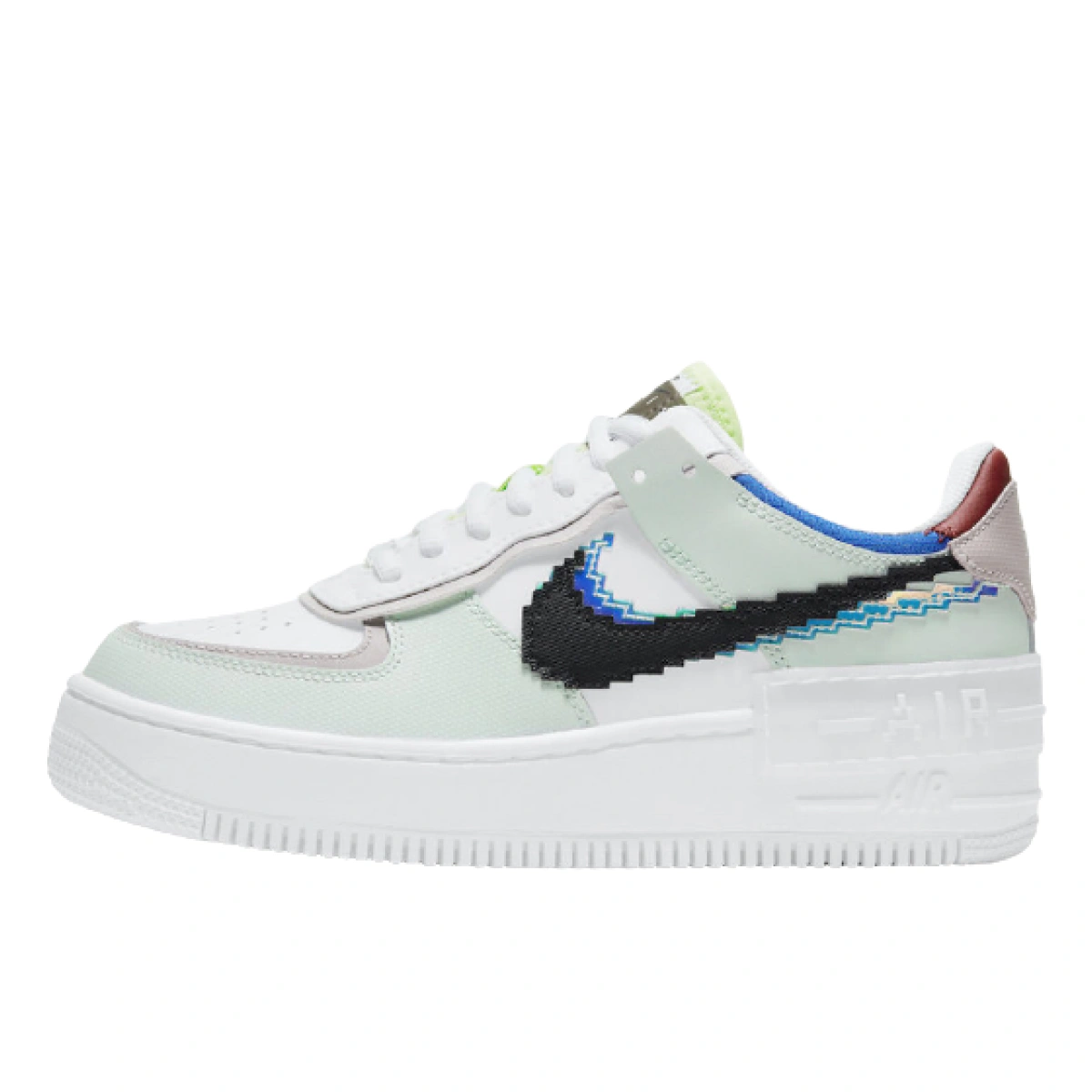 Nike Air Force 1 Low Shadow 8 Bit Barely Green CV8480 300 FKS56411 Footers