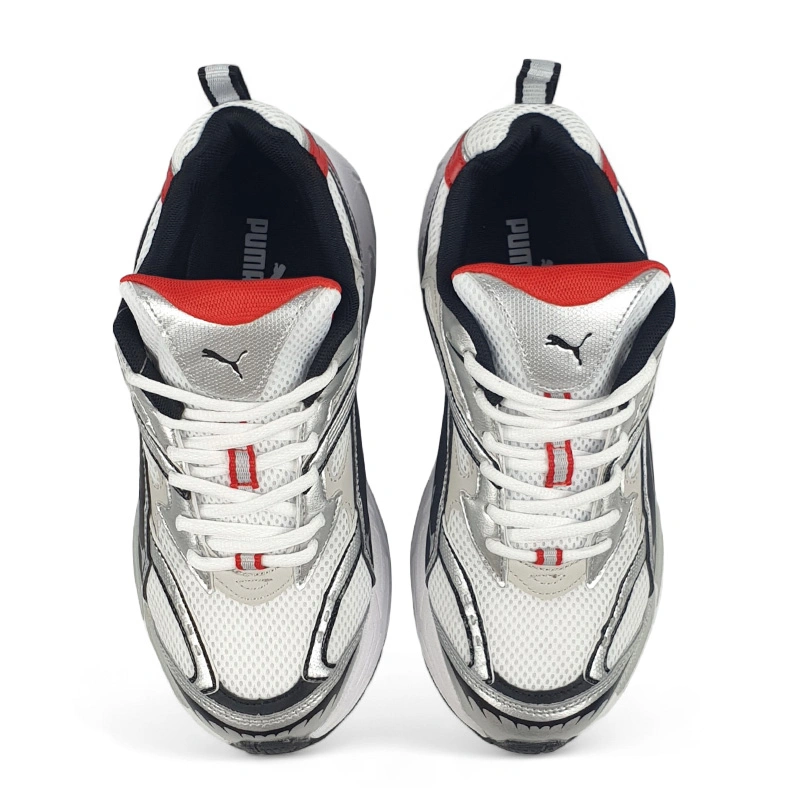 Grey and red pumas discount