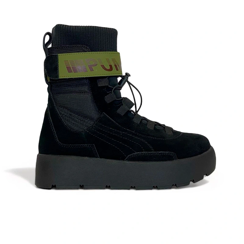 Fenty puma black boots sale
