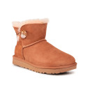 Черевики UGG Classic Mini Bailey Button Bling Beige