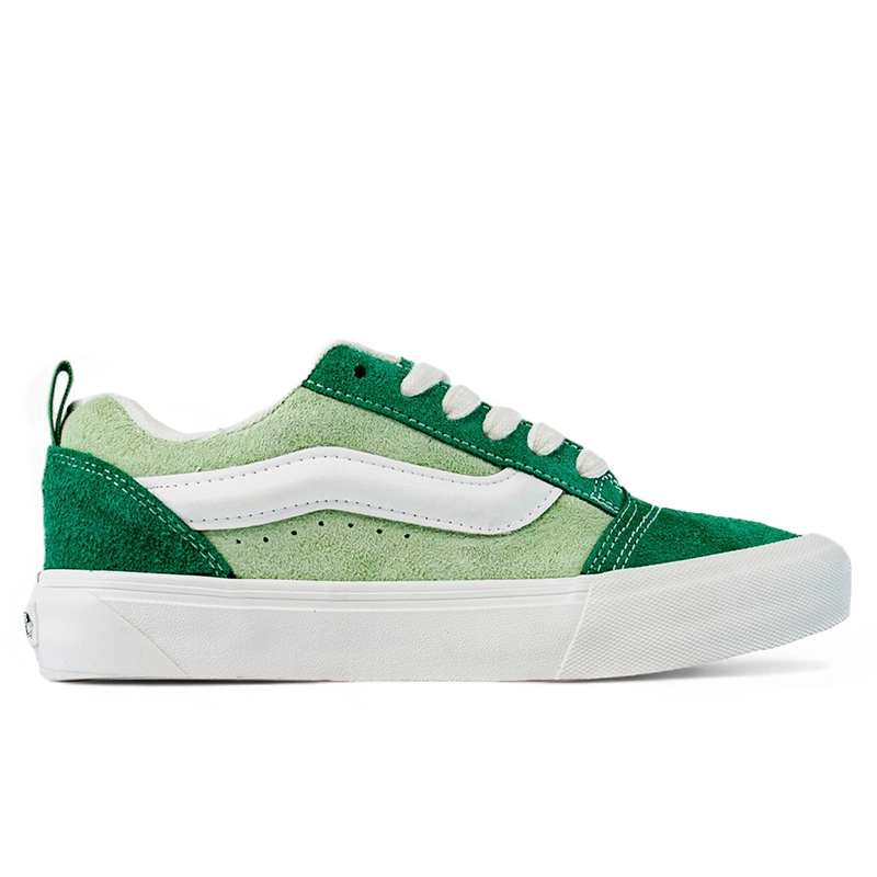 Vans Knu Skool Shoes Green White VN009QCGRN FKS2354032 Footers