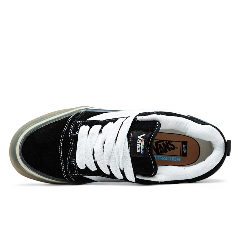 Grey black and white vans on sale