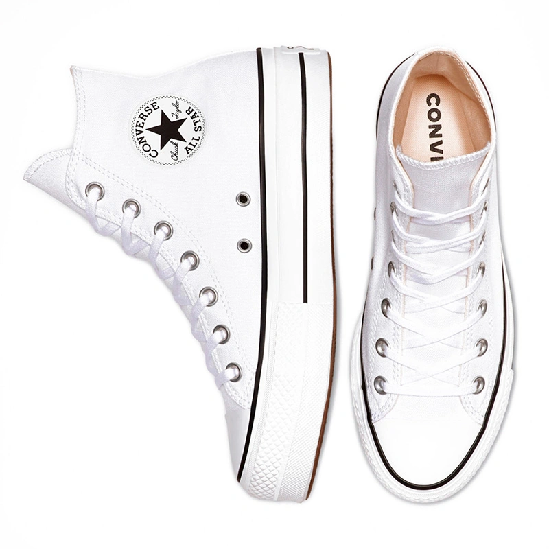 Converse Chuck Taylor All Star Platform High Top White 560846C FKS57413 buy with delivery Footers