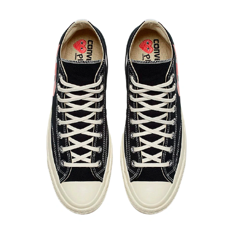 Converse x Comme Des Garcons Play Chuck 70 High Black 150204C FKS57402 buy with delivery Footers