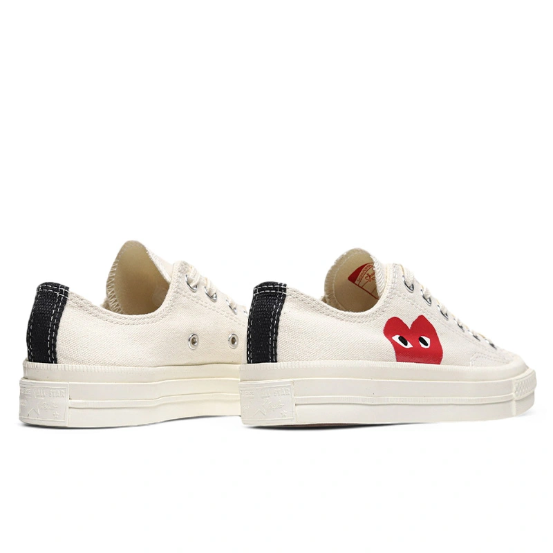 Converse x Comme Des Garcons Play Chuck 70 Low White 150207C FKS57449 Footers