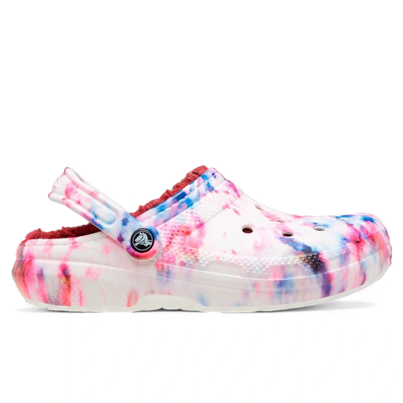 Crocs Classic Lined Tie Dye Clog Garnet Multi FKS2353123 buy with delivery Footers