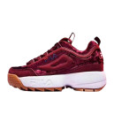 Купить Fila Disruptor Low Velvet Burgundy FKS2351108