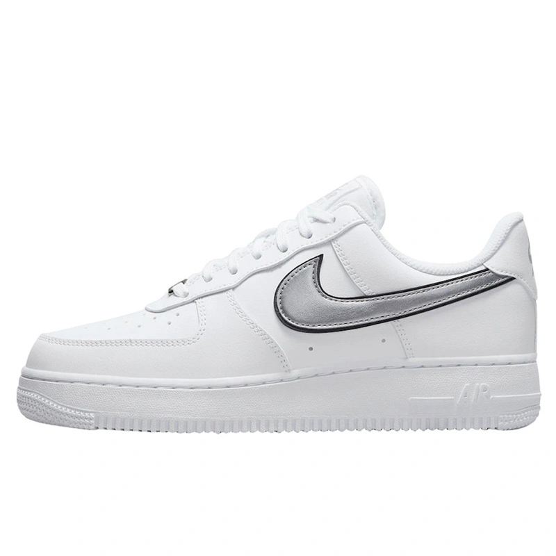 Nike air force 1 white silver hotsell