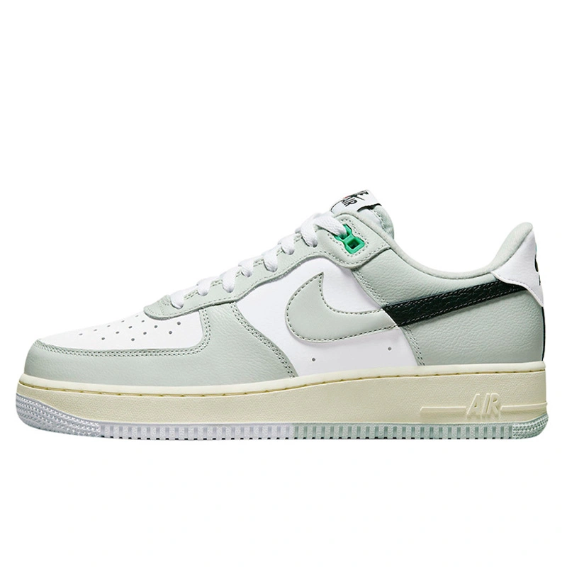 Nike air force 1 silver logo deals
