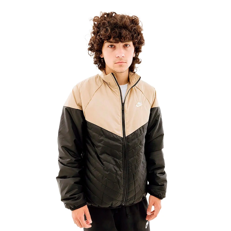Cream nike puffer jacket new arrivals