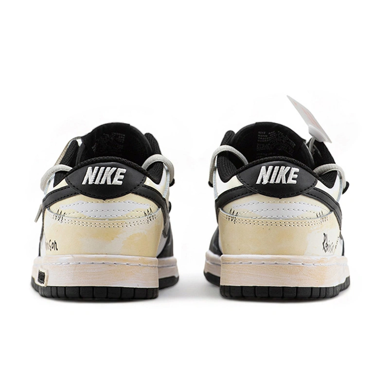 Nike SB Dunk Low Robinson Black White Beige по цене 6900 грн