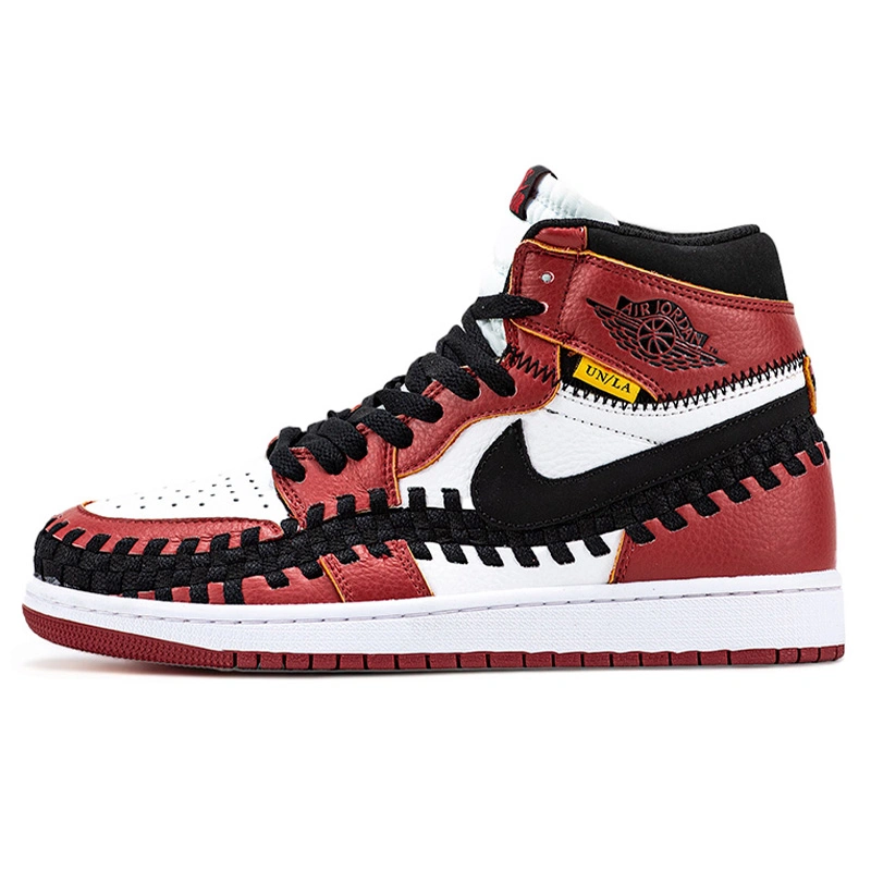 Jordan 1 Retro High Union Los Angeles Red Black White FKS2351570 Footers