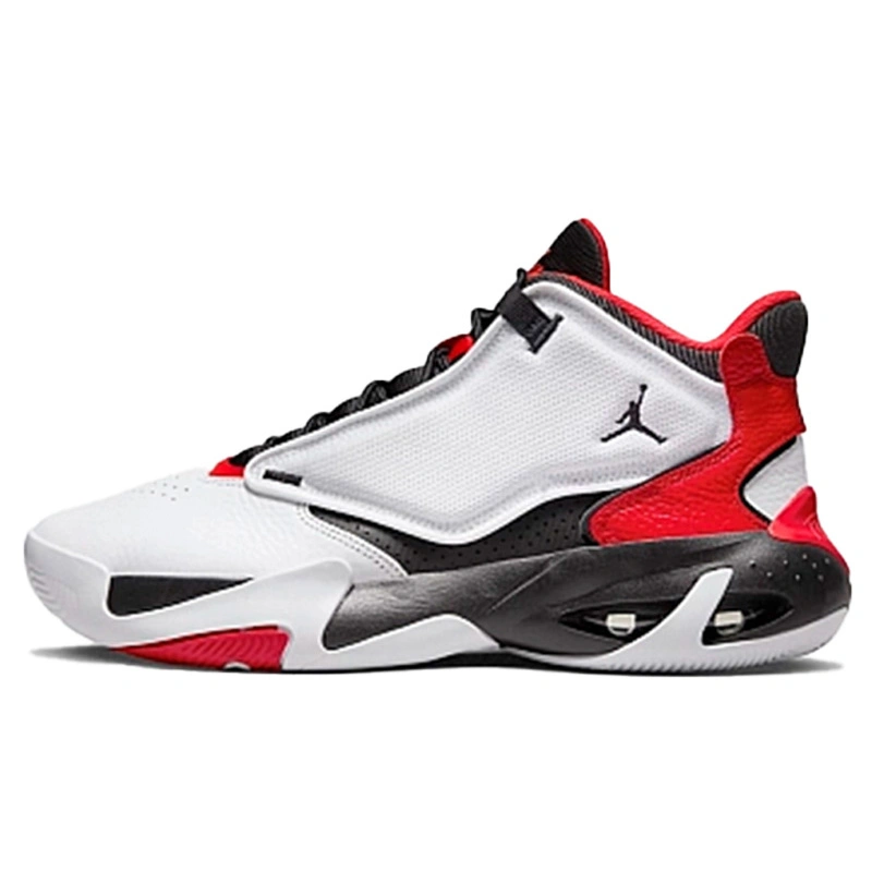 Jordan Max Aura 4 White Black University Red DN3687 106 FKS57519 Footers