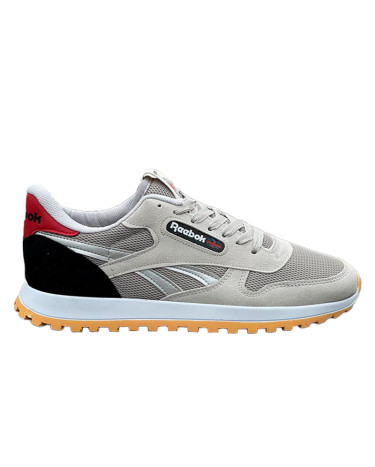 Reebok Classic Grey Black Red