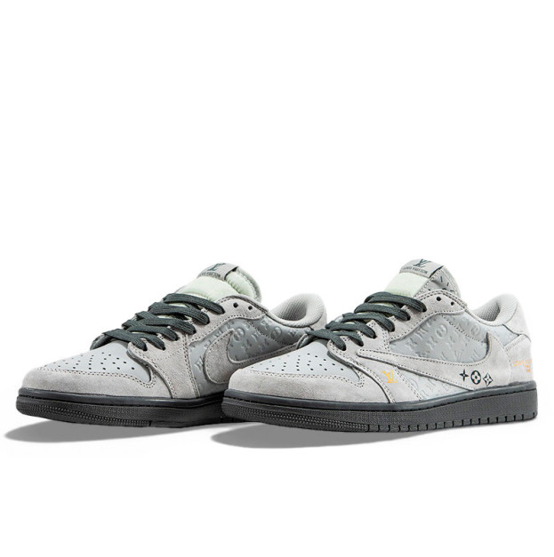 Jordan 1 Low x Travis Scott x Louis Vuitton Grey