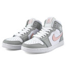 Кросівки Jordan 1 Retro Mid Custom Light Grey