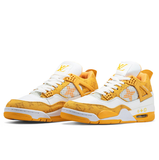 Jordan 4 x Louis Vuitton White Yellow