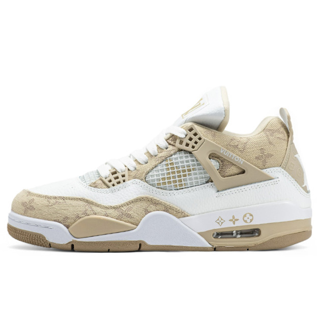 Jordan 4 x Louis Vuitton White Beige