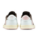 Оригинал Jordan 1 Low x Travis Scott White Brown Pink