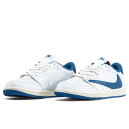 Кросівки Jordan 1 Retro Low OG SP x Fragment Design x Travis Scott Sail Military Blue