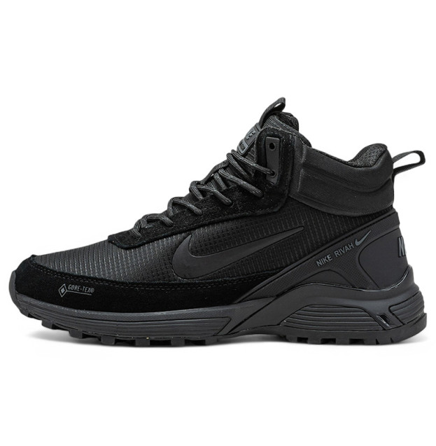 Nike Rivah Gore-Tex Total Balck С МЕХОМ