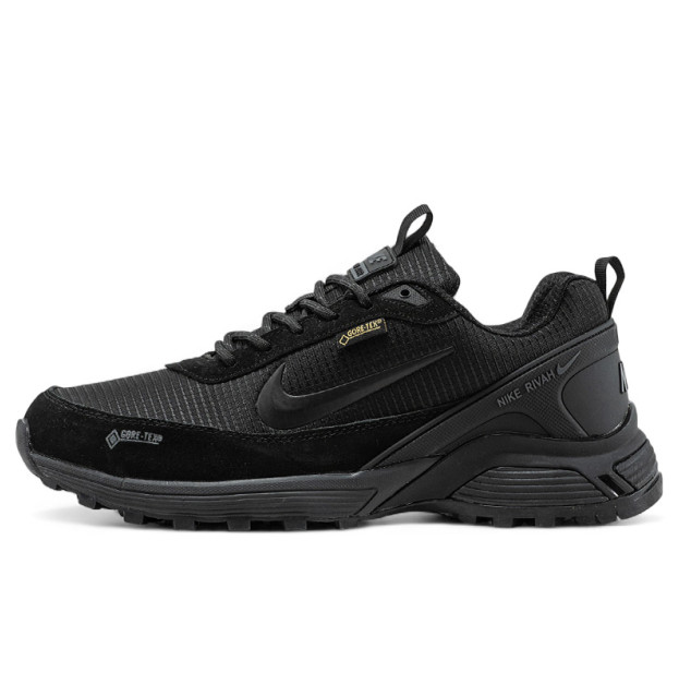 Nike Rivah Low Gore-Tex Black Two С МЕХОМ