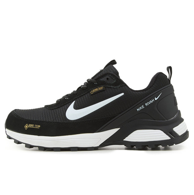 Nike Rivah Gore-Tex Black White Two С МЕХОМ