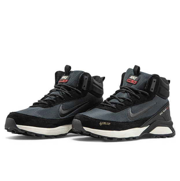 Nike Rivah High Gore-Tex Black Grey С МЕХОМ