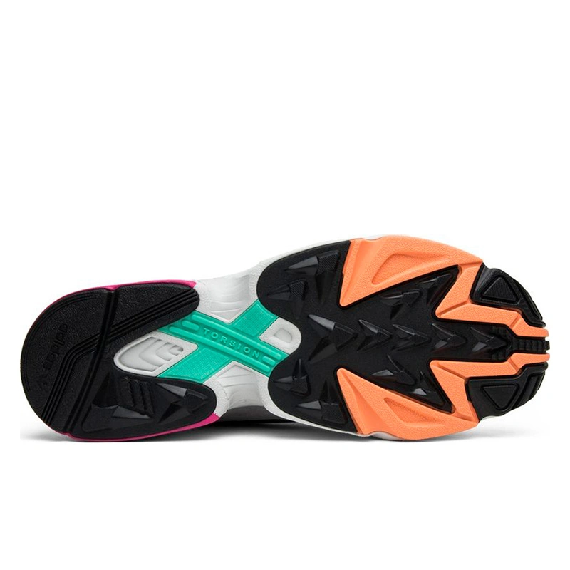 Adidas falcon core black core black light granite bb9173 top