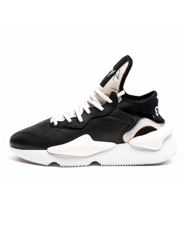 Adidas Y-3 Kaiwa Black White Black Heel F97415