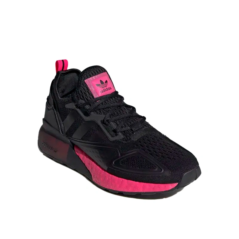 Adidas ZX 2K Boost Core Black Shock Pink FV8986 FKS56326 Footers